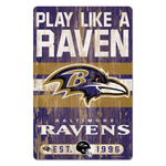 Wholesale-Baltimore Ravens Slogan Wood Sign 11" x 17" 1/4" thick