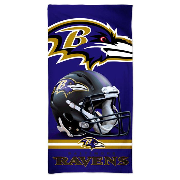 Wholesale-Baltimore Ravens Spectra Beach Towel 30" x 60"