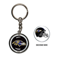 Wholesale-Baltimore Ravens Spinner Key Ring