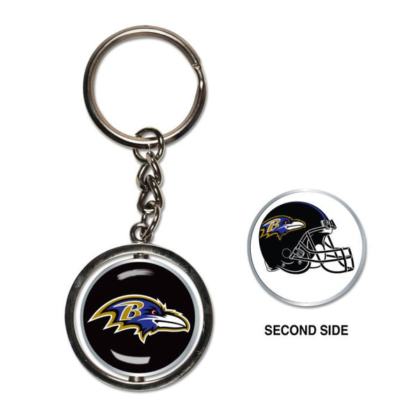 Wholesale-Baltimore Ravens Spinner Key Ring