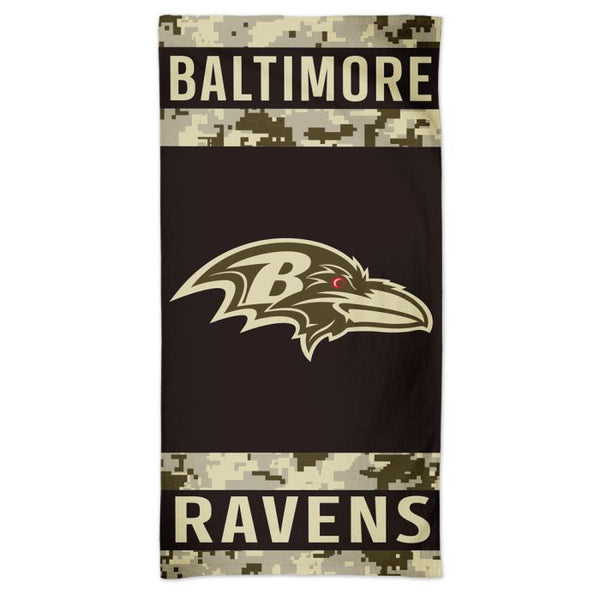 Wholesale-Baltimore Ravens Standard Issue Spectra Beach Towel 30" x 60"