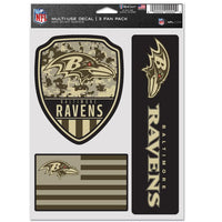 Wholesale-Baltimore Ravens Standard Multi Use 3 Fan Pack