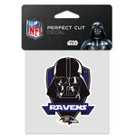 Wholesale-Baltimore Ravens / Star Wars Darth Vader Perfect Cut Color Decal 4" x 4"