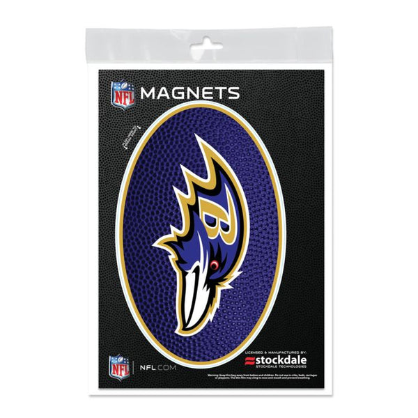 Wholesale-Baltimore Ravens TEAMBALL Outdoor Magnets 5" x 7"