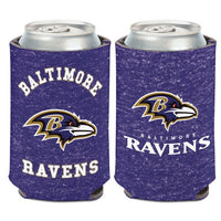 Wholesale-Baltimore Ravens Team Heathered Can Cooler 12 oz.