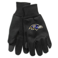 Wholesale-Baltimore Ravens Technology Gloves 9 oz.