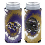 Wholesale-Baltimore Ravens Tie Dye 12 oz Slim Can Cooler