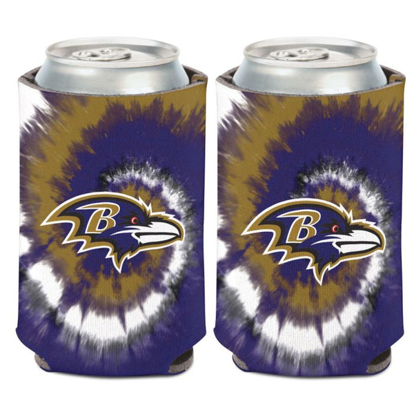 Wholesale-Baltimore Ravens Tie Dye Can Cooler 12 oz.