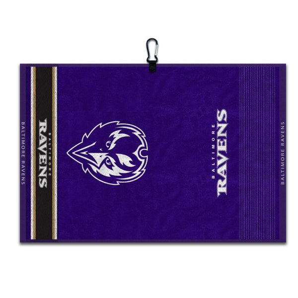 Wholesale-Baltimore Ravens Towels - Jacquard