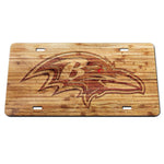 Wholesale-Baltimore Ravens WOOD Specialty Acrylic License Plate