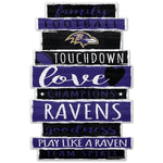 Wholesale-Baltimore Ravens Wood Sign 11" x 17" 1/4" thick