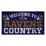 Wholesale-Baltimore Ravens Wood Sign 13"x24" 1/4" thick