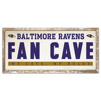 Wholesale-Baltimore Ravens Wood Sign 8" x 17"