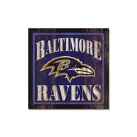 Wholesale-Baltimore Ravens Wooden Magnet 3" X 3"