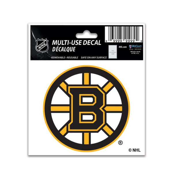 Wholesale-Boston Bruins Multi-Use Decal 3" x 4"