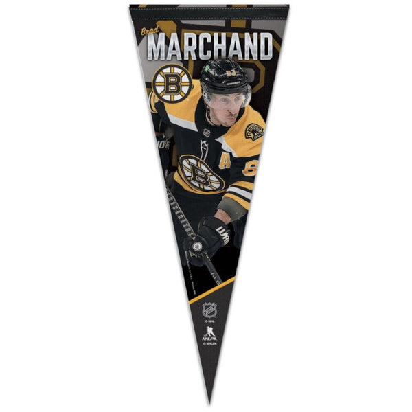 Wholesale-Boston Bruins Premium Pennant 12" x 30" Brad Marchand