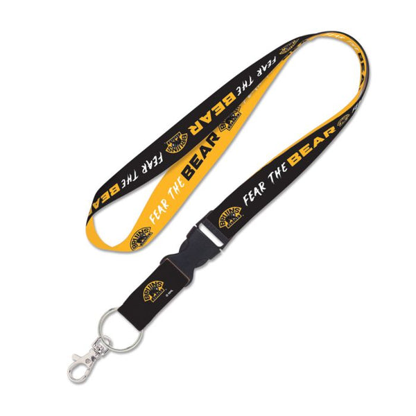 Wholesale-Boston Bruins SLOGAN Lanyard w/detachable buckle 1"