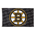 Wholesale-Boston Bruins Step and Repeat Flag - Deluxe 3' X 5'