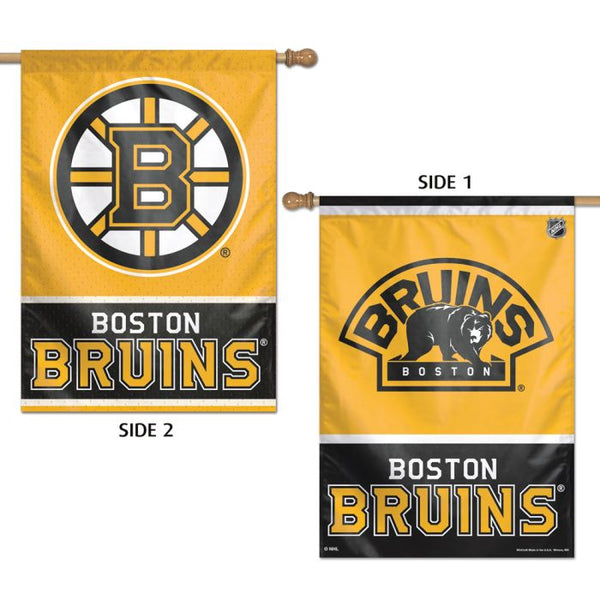 Wholesale-Boston Bruins Vertical Flag 2 Sided 28" x 40"