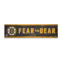 Wholesale-Boston Bruins Wooden Magnet 1.5" X 6"