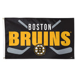 Wholesale-Boston Bruins stick Flag - Deluxe 3' X 5'