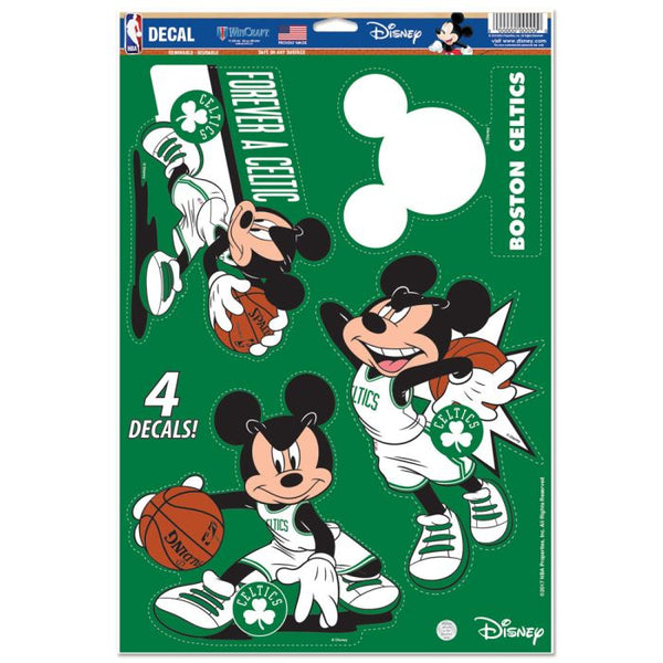 Wholesale-Boston Celtics / Disney Multi-Use Decal 11" x 17"