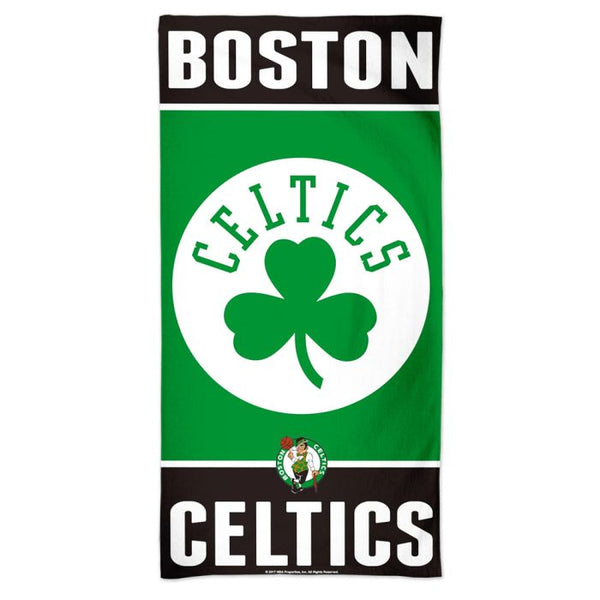 Wholesale-Boston Celtics Fiber Beach Towel 9lb 30" x 60"