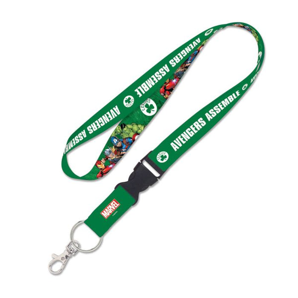 Wholesale-Boston Celtics / Marvel (c) 2022 MARVEL Lanyard w/detachable buckle 1"