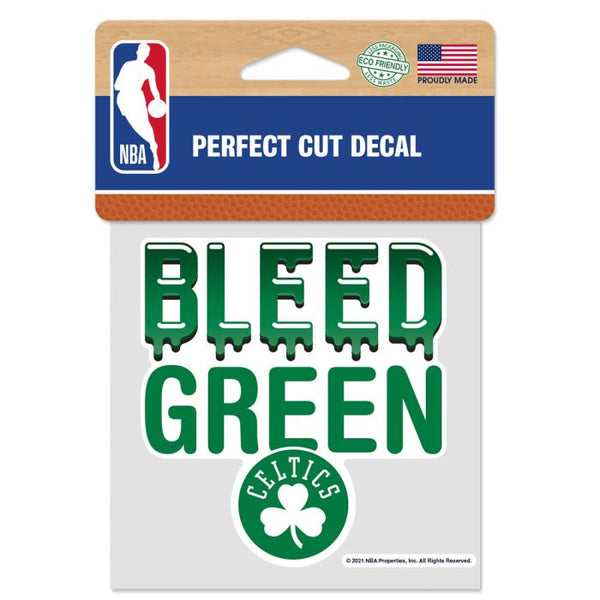 Wholesale-Boston Celtics SLOGAN Perfect Cut Color Decal 4" x 4"