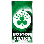 Wholesale-Boston Celtics TDYE Spectra Beach Towel 30" x 60"