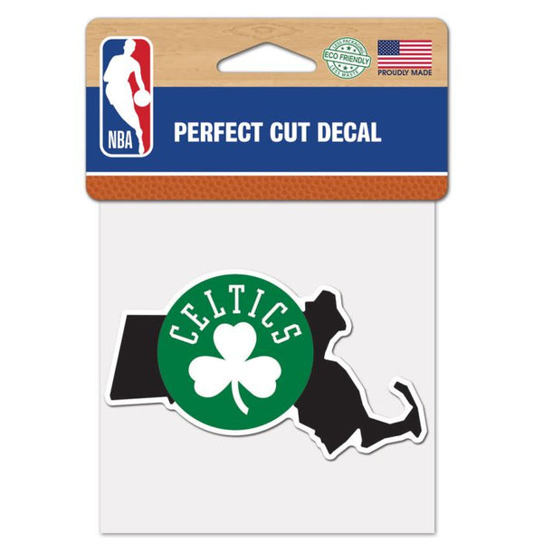 Wholesale-Boston Celtics state Perfect Cut Color Decal 4" x 4"