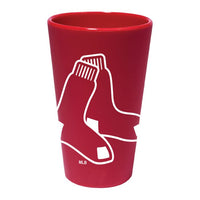 Wholesale-Boston Red Sox 16 oz Silicone Pint Glass