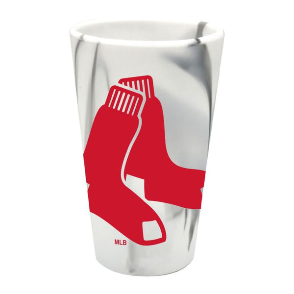 Wholesale-Boston Red Sox 16 oz Silicone Pint Glass