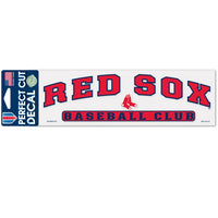 Wholesale-Boston Red Sox Arched Perfect Cut Decals 3" x 10"