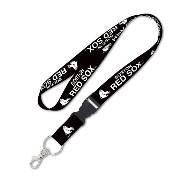 Wholesale-Boston Red Sox BLACKOUT Lanyard w/detachable buckle 1"