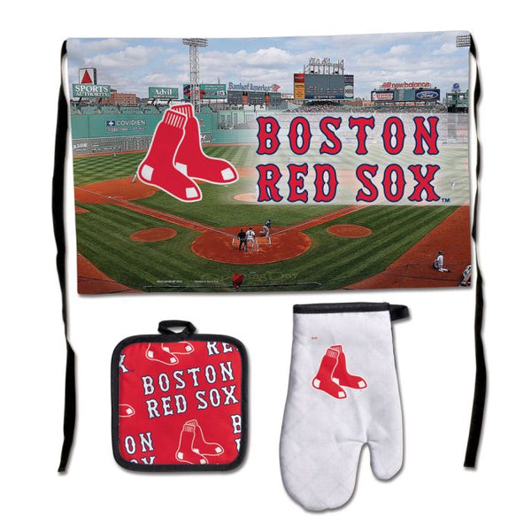 Wholesale-Boston Red Sox Barbeque Tailgate Set-Premium