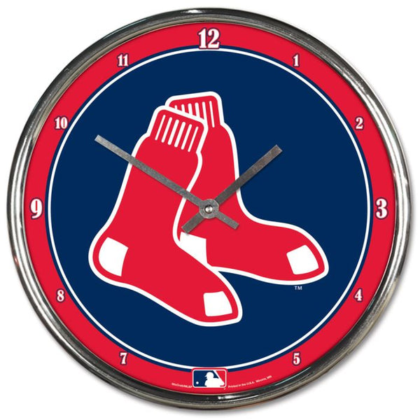 Wholesale-Boston Red Sox Chrome Clock