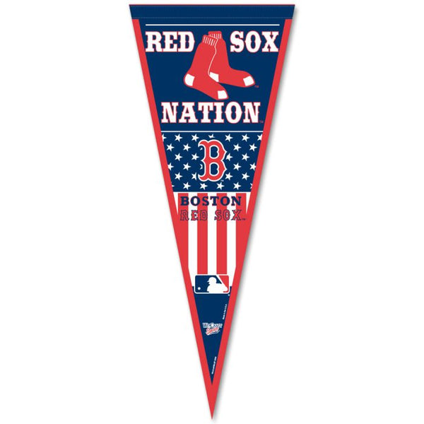 Wholesale-Boston Red Sox Classic Pennant, bulk 12" x 30"