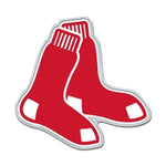 Wholesale-Boston Red Sox Colored Chrome Free Form Auto Emblem