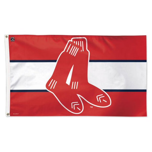 Wholesale-Boston Red Sox / Cooperstown Flag - Deluxe 3' X 5'