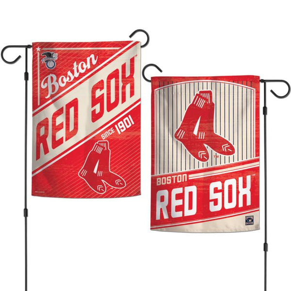 Wholesale-Boston Red Sox / Cooperstown Garden Flags 2 sided 12.5" x 18"