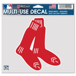 Wholesale-Boston Red Sox / Cooperstown Multi-Use Decal -Clear Bckrgd 5" x 6"