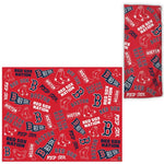 Wholesale-Boston Red Sox / Cooperstown Scatter Print Fan Wraps