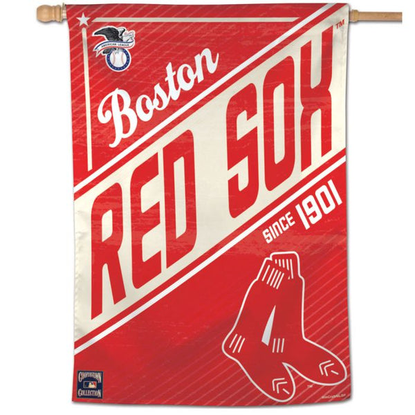 Wholesale-Boston Red Sox / Cooperstown cooperstown Vertical Flag 28" x 40"