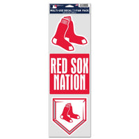 Wholesale-Boston Red Sox Fan Decals 3.75" x 12"