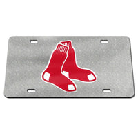 Wholesale-Boston Red Sox GLITTER Specialty Acrylic License Plate