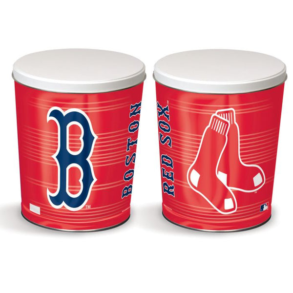 Wholesale-Boston Red Sox Gift Tin tapered 3 gallon