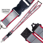 Wholesale-Boston Red Sox Lanyard w/ Buckle Reflective 1"