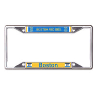 Wholesale-Boston Red Sox Lic Plt Frame S/S Printed