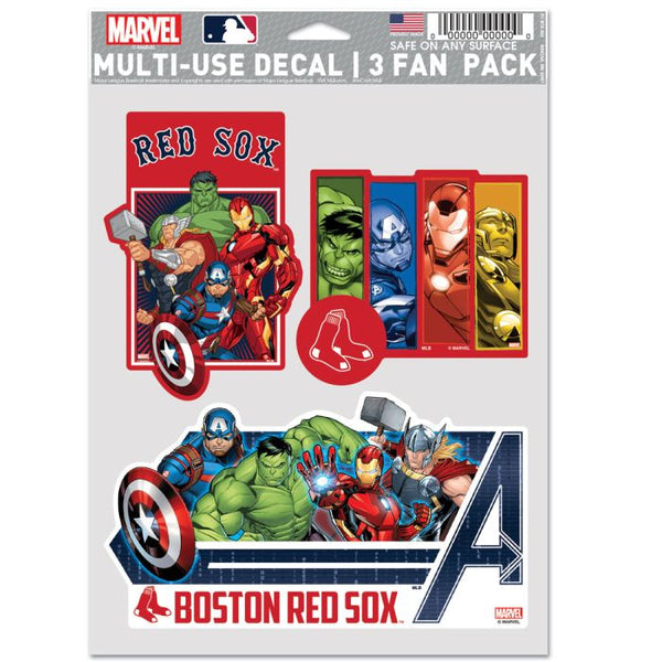 Wholesale-Boston Red Sox / Marvel (c) 2021 MARVEL Multi Use 3 Fan Pack
